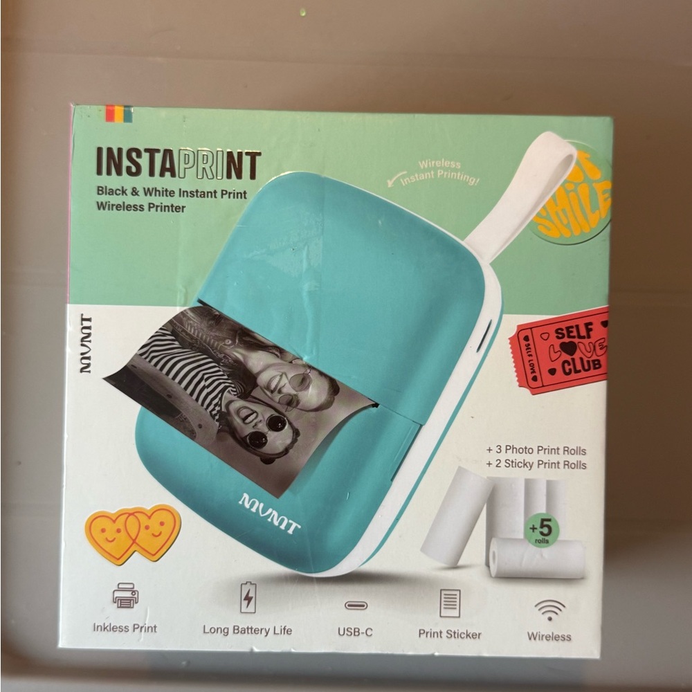Instaprint Wireless Printer - Blue